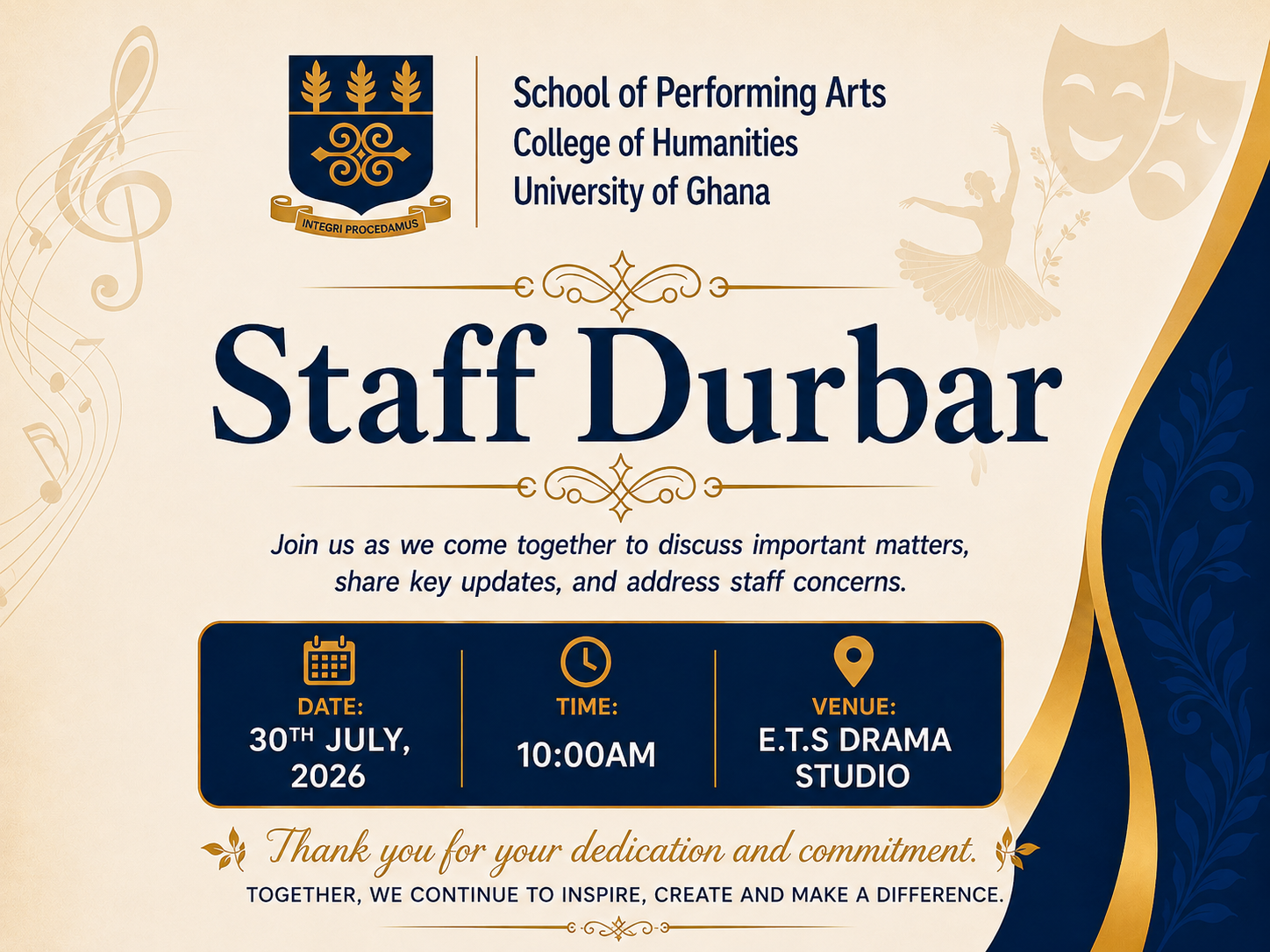 Staff Durbar 2026