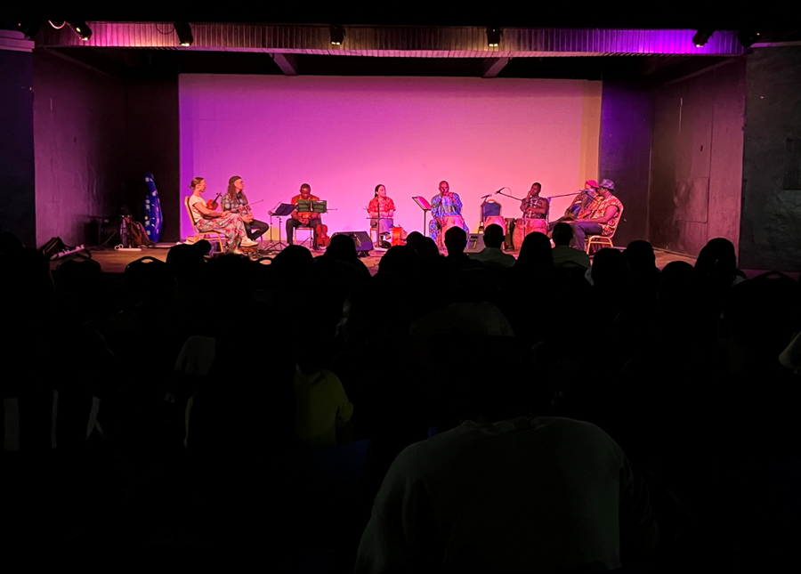 Ensemble in performance.